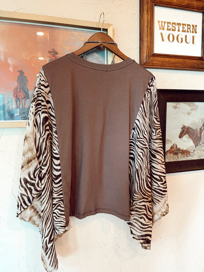 The Langley Animal Print Top