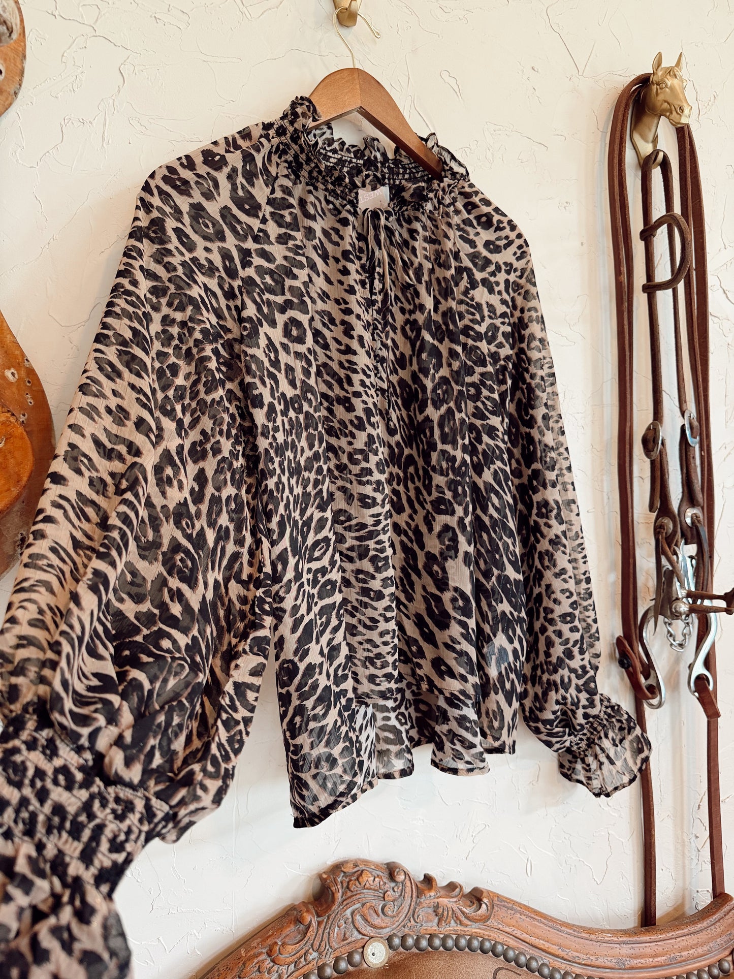 The Langford Leopard Top