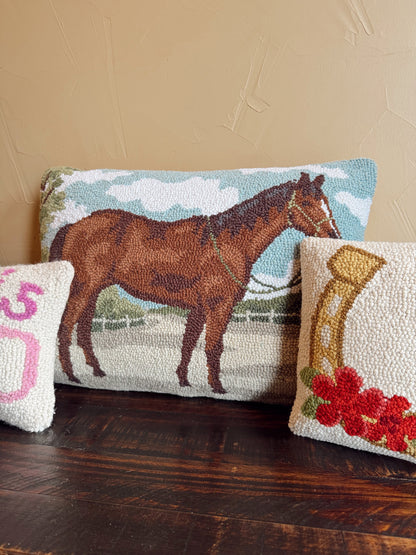 The Horse Hook Pillow