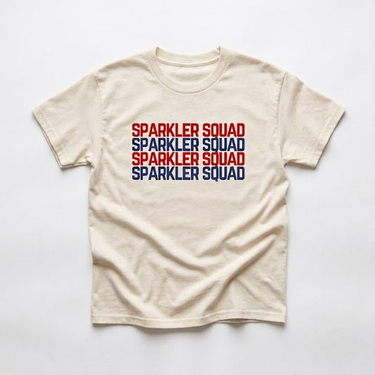 SPARKLER SQUAD TEE - VINTAGE CREAM
