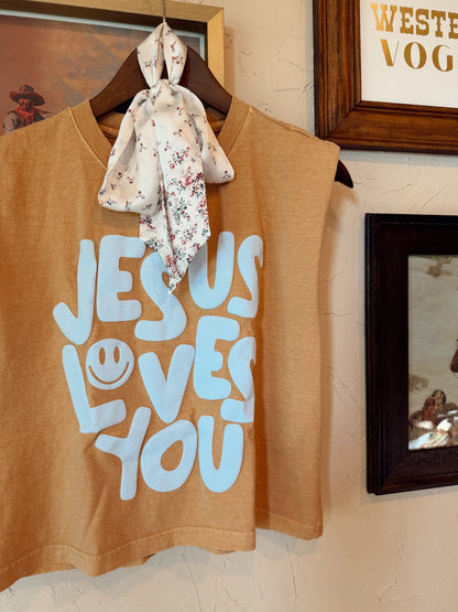 The Jesus Loves You Muscle Tee