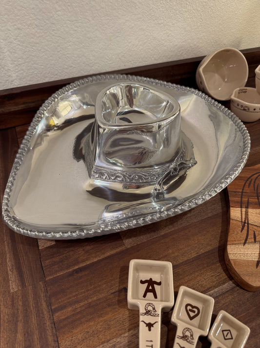 The Cowboy Hat Chip & Dip Platter PREORDER