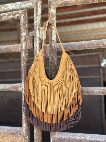 The Rowdy Bag in Cappuccino