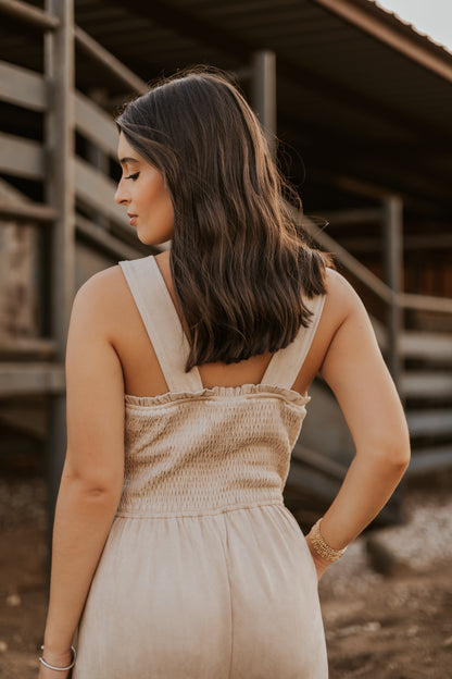 The Sierra Suede Jumpsuit