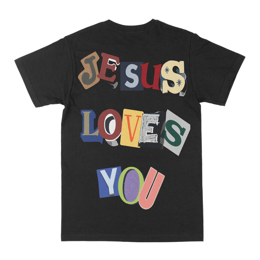 Jesus Loves You Scrapbook Graphic Tee