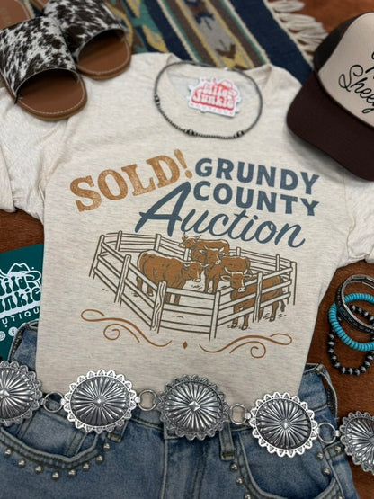 Sold! Grundy County Auction Graphic Tee