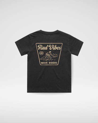 THE MAVERICKS TEE - FADED BLACK